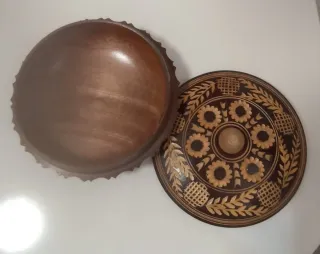 Portagioie vintage in legno