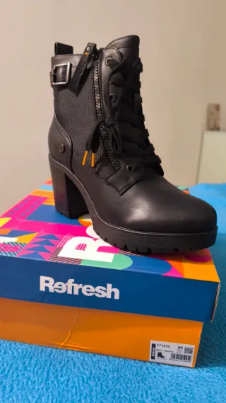 Botines Refresh Negro Talla 40