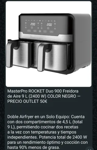 Air fryer varios modelos.