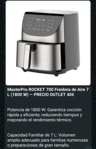 Air fryer varios modelos.