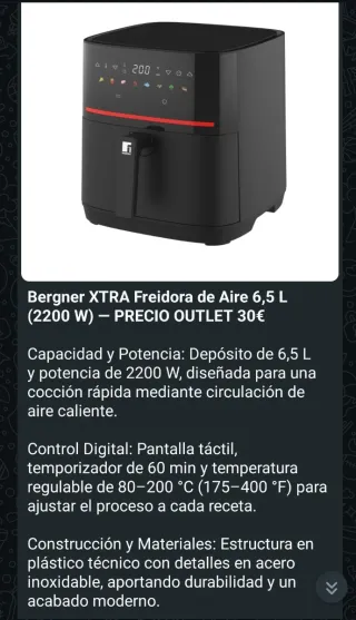 Air fryer varios modelos.