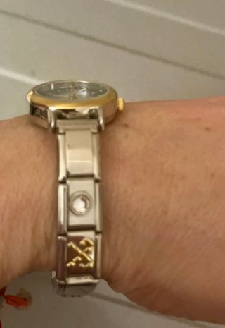 Orologio donna con inserti natalizi