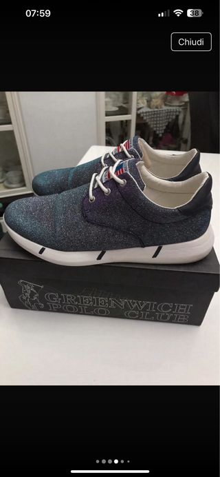 Snickers Polo Club blu navy glitter