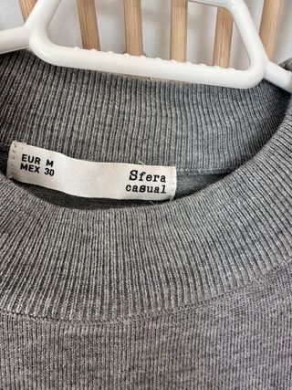 Jersey Sfera Gris Volantes Talla M