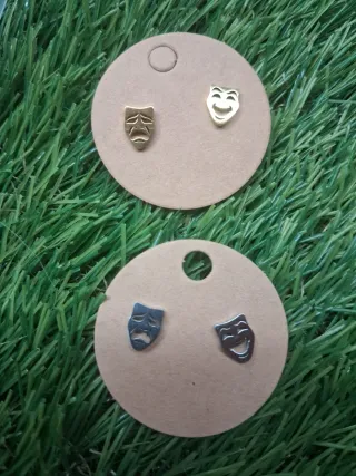 Pendientes Acero inoxidable Mascaras Teatro
