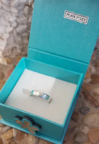 Anillo Alianza de Plata Niña