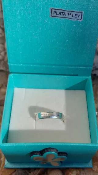 Anillo Alianza de Plata Niña