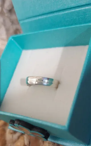 Anillo Alianza de Plata Niña