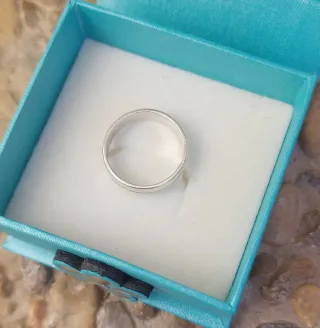 Anillo Alianza de Plata Niña