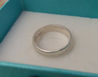 Anillo Alianza de Plata Niña