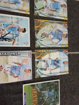 Cromos Firmados Celta de Vigo