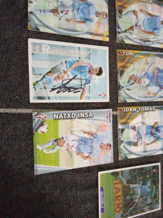 Cromos Firmados Celta de Vigo