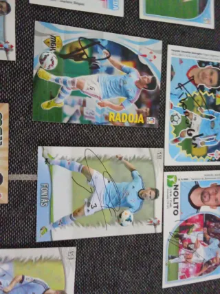 Cromos Firmados Celta de Vigo