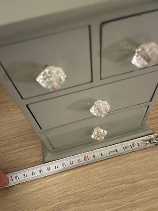 Portagioie in legno grigio