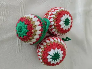 Palline Natalizie uncinetto