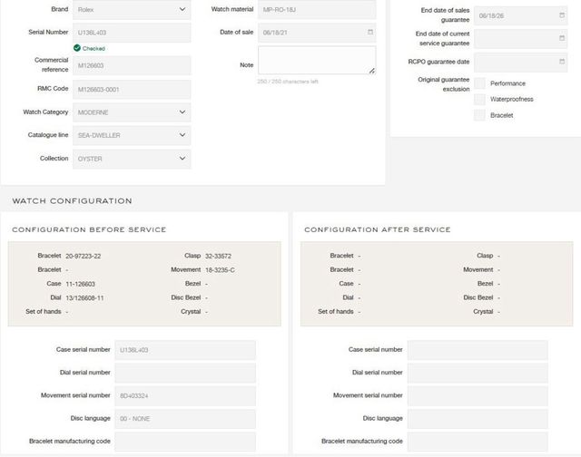 Rolex Sea-Dweller 126603 Acero y Oro