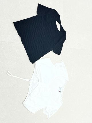 Conjunto de dos tops Bershka