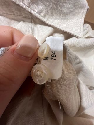 Camisa Zara Hombre Talla M Beige