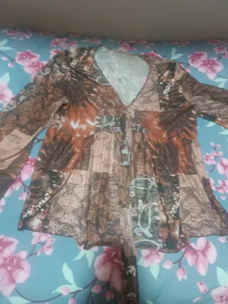 Blusa estampada TXXL