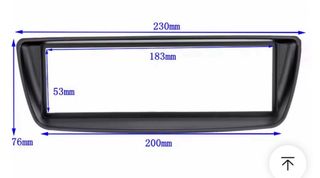 Adattatore Radio 1DIN Citroen/Peugeot/Toyota