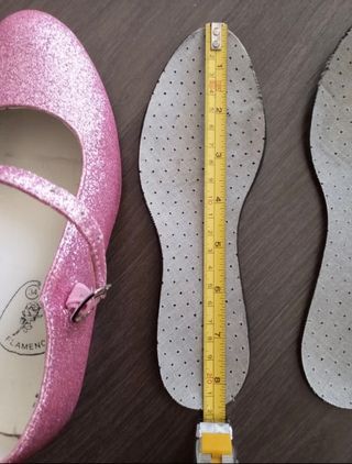 Zapatos Flamenco Niña Rosa Talla 35