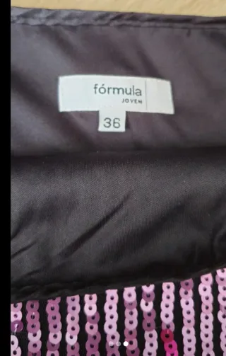 Falda lentejuelas Talla 36