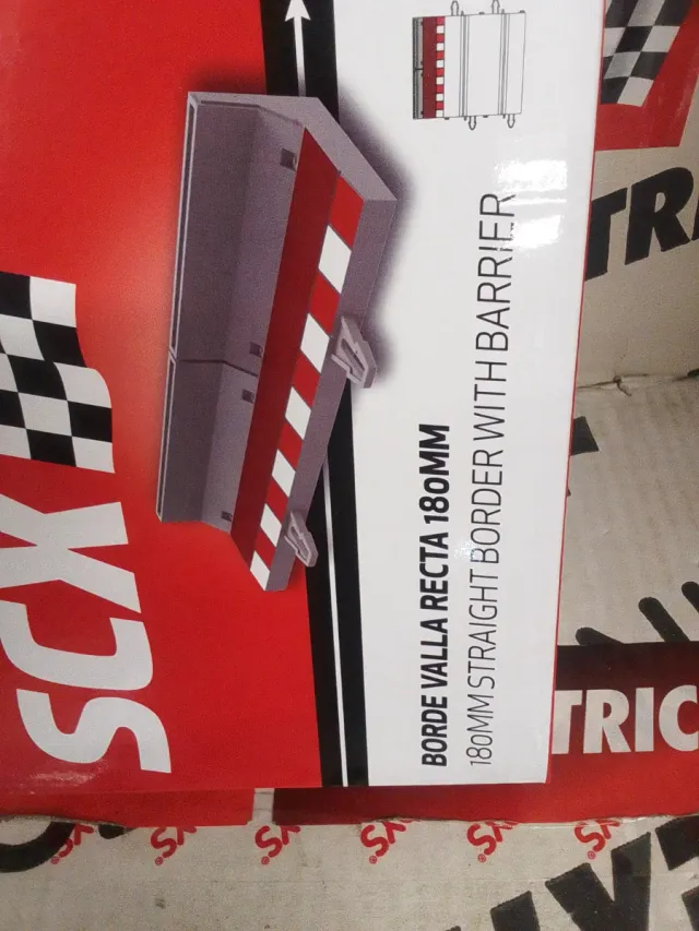 SCX Bordes Valla Recta 180mm (4 uds)