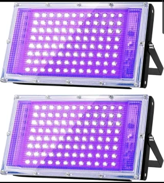 2x Lámpara LED Luz Negra 100W