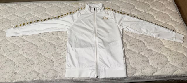 Tuta Kappa logo oro bianca