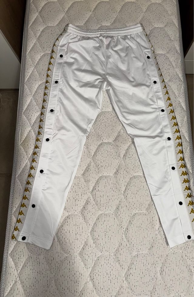 Tuta Kappa logo oro bianca