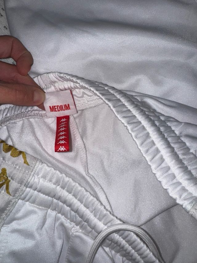 Tuta Kappa logo oro bianca