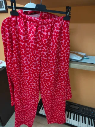 Pigiama Tezenis donna fantasia cuori M