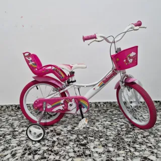 Bicicleta infantil Unicornio rosa