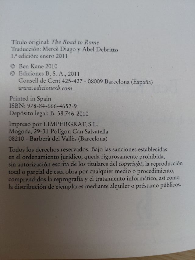 Camino a Roma / The Road to Rome (LA LEGIÓN OLV...