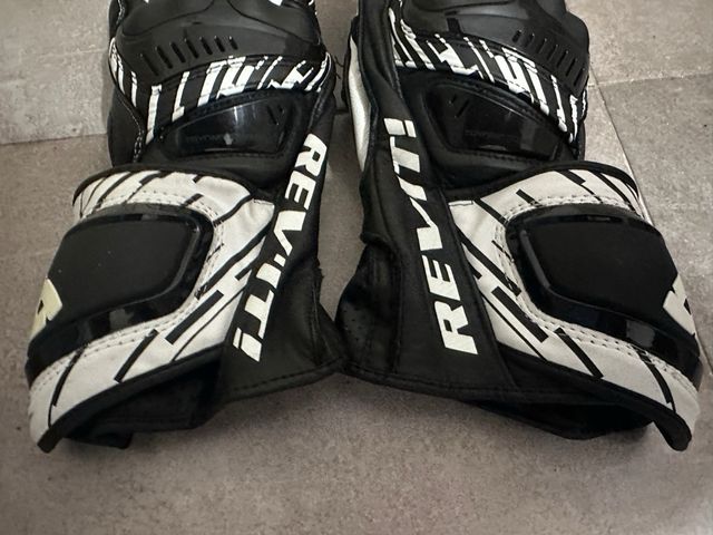 Guantes Moto Racing REV'IT! Negro/Blanco