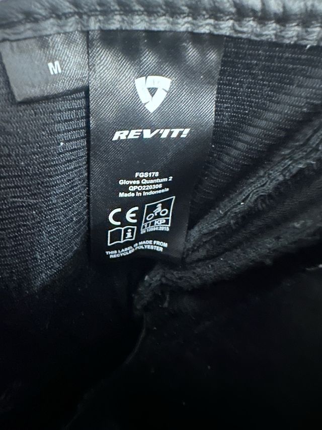 Guantes Moto Racing REV'IT! Negro/Blanco