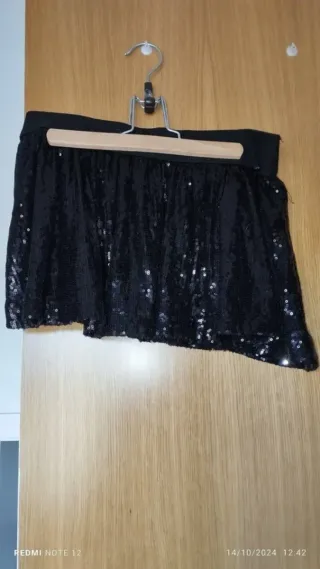 Falda lentejuelas Stradivarius Talla S (36)