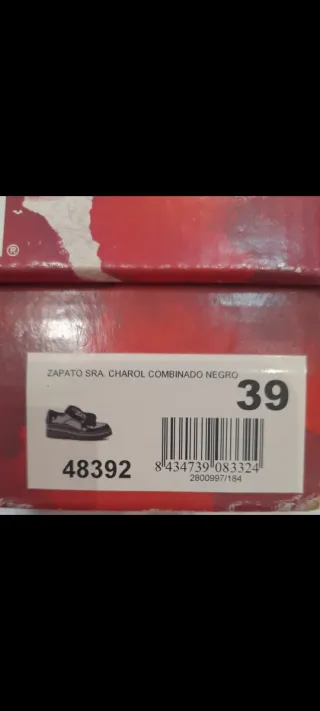 Zapatos charol mujer T.39