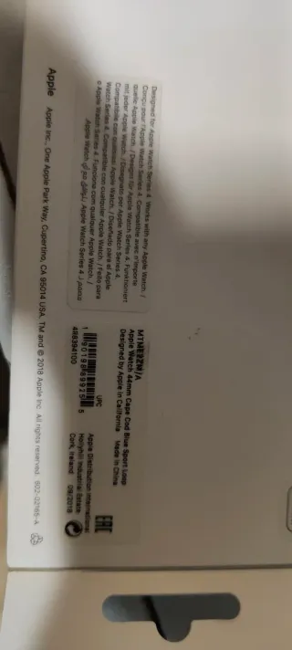 Cinturino Apple originale blu