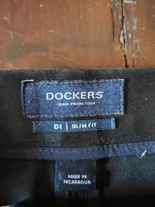 Pantaloni classici uomo neri,  foto con misure