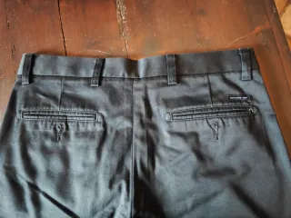 Pantaloni classici uomo neri,  foto con misure