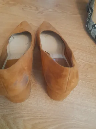 Calzado del 38 tacón ancho