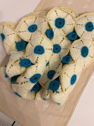 Coperta uncinetto decorativa