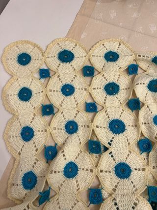 Coperta uncinetto decorativa