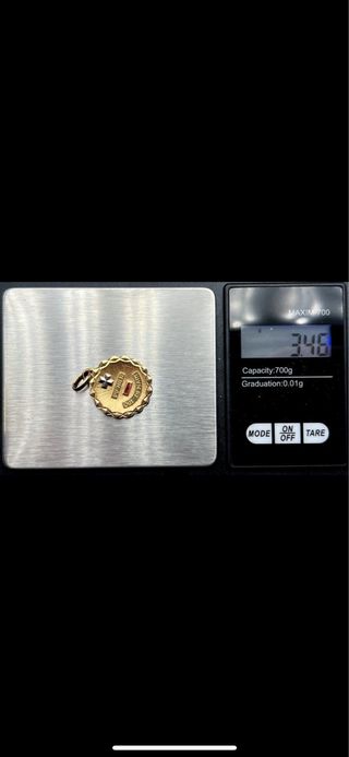 Colgante Augis Oro Rosa y Blanco 18k