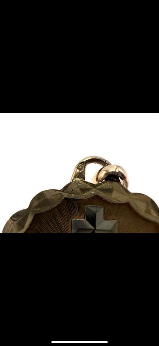 Colgante Augis Oro Rosa y Blanco 18k