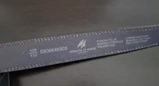 Cintura Sperry Uomo Fibbia Argento Blu