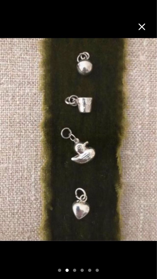 Pingente de pato em prata