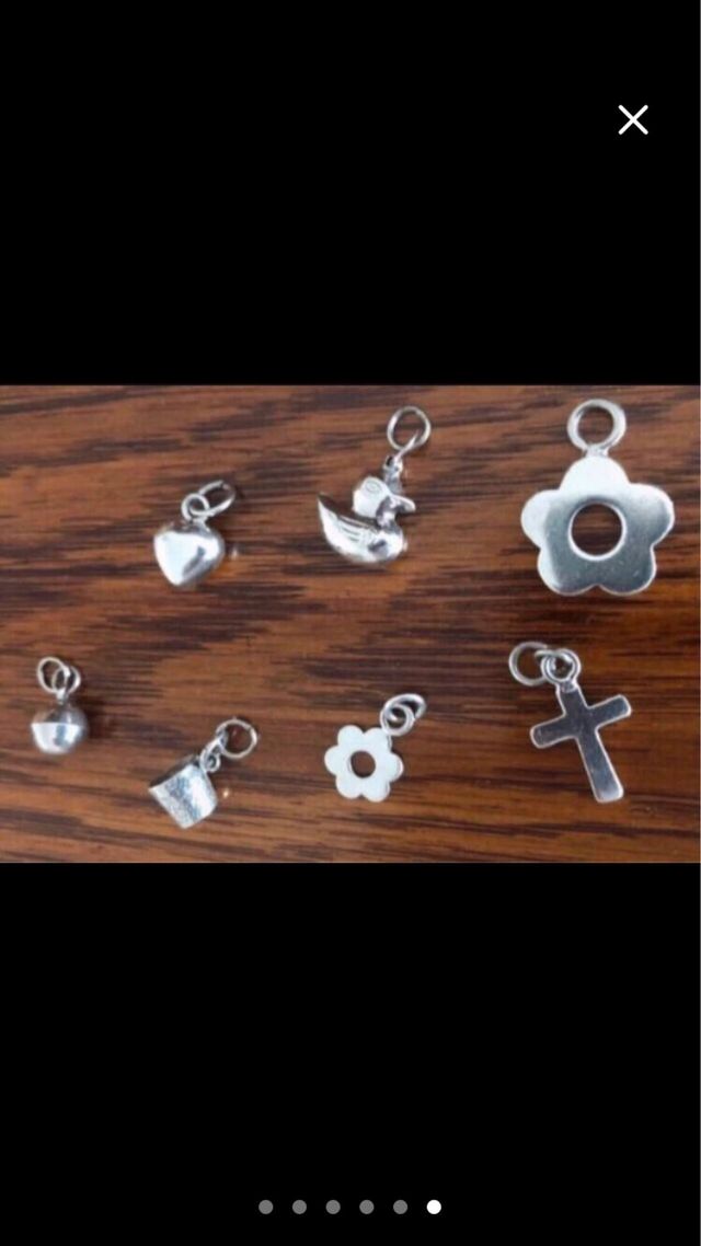 Pingente de pato em prata