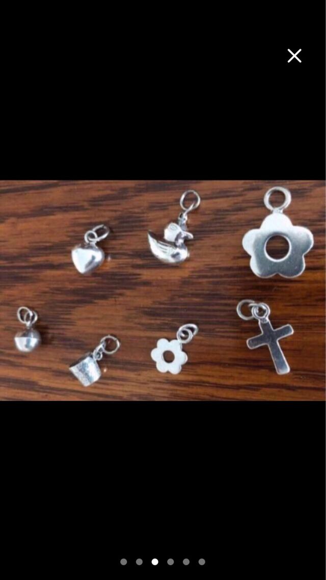 Pingente de pato em prata